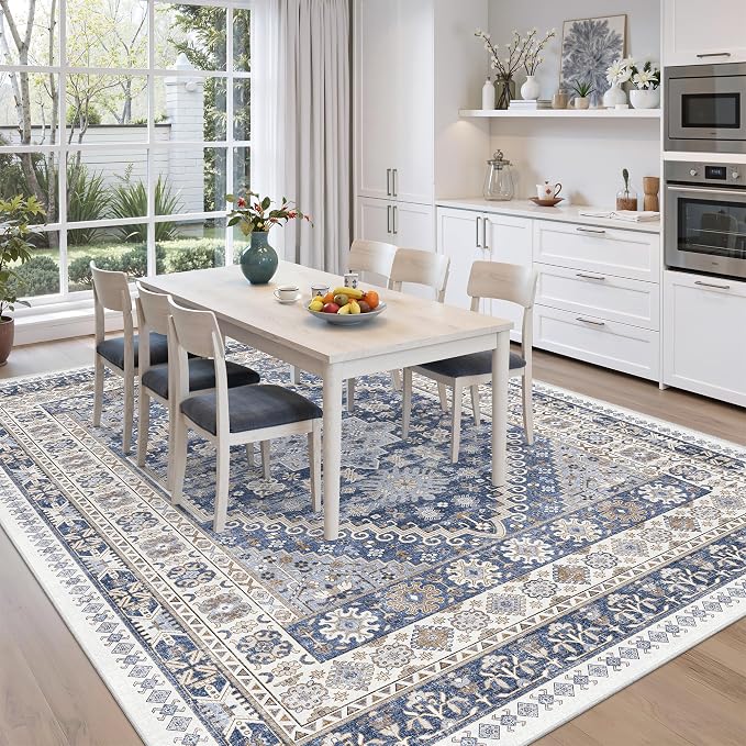 zesthome 9x12 Area Rugs, Stain Resistant Washable Rug, Ultra-Thin Rugs - Image 8