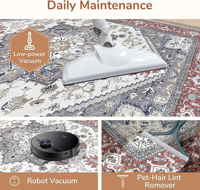 OPPODREAM Soft Entryway Rug 2x8, 2x8 Rug Runner, Washable Hallways Carpet 2 x 8 - Image 5