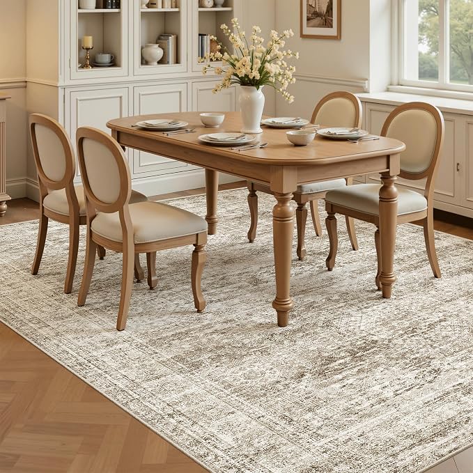 6x9 Area Rug for Living Room Washable 6x9 Rug Non-Slip Modern Rugs for Bedroom - Image 4