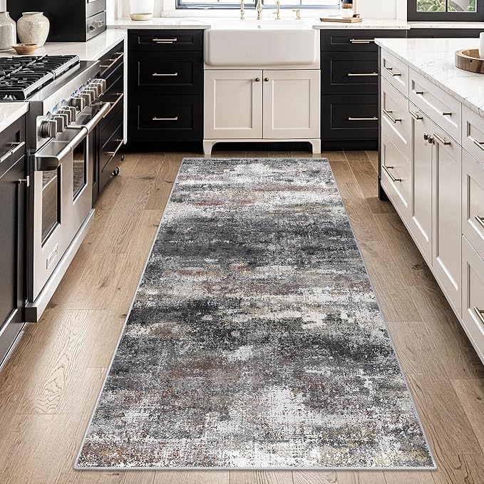 Runner Rug for Hallway Kitchen 2x10 Machine Washable Runners Rug for Entryway - Image 4