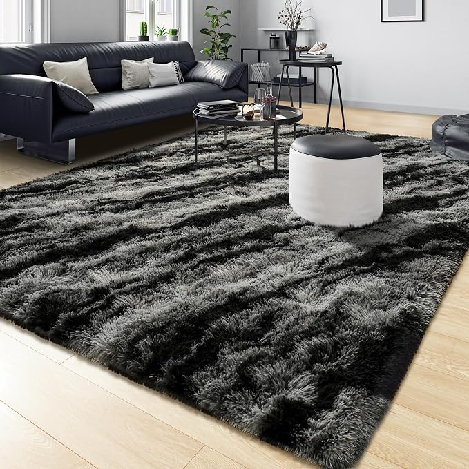 Tepook Soft Fluffy Rugs for Bedroom, 4x6 Area Rug for Living Room, Modern - Image 8
