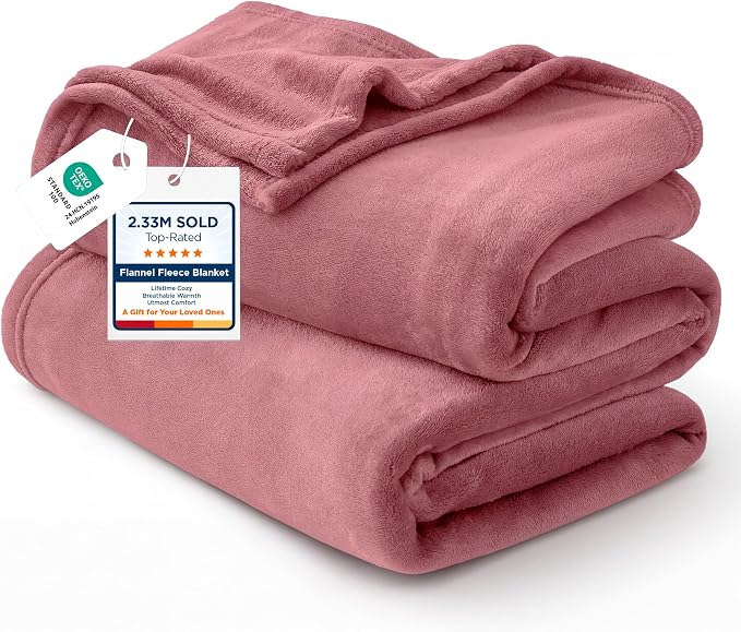 Bedsure GentleSoft Fleece King Size Blankets by BEDSURE