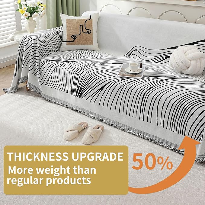Non Slip Sofa Covers Couch Covers for 3 Cushion Couch Sofa Pet Friendly Washable Couch Covers for Sofa, Soft Thick Sectional Couch Covers L Shape Furniture Protector for Kids, Dogs 71" X118"
