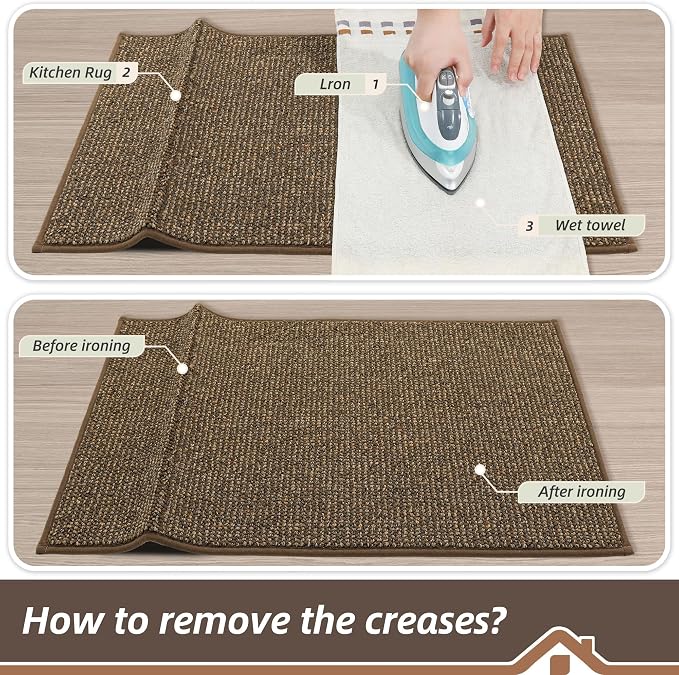 BEQHAUSE Kitchen Rugs 20"x32", Non-Slip Kitchen Mats - Image 9
