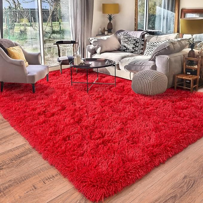 Rugs for Living Room 6x9, Soft Shaggy Modern Shag Area Rug for Bedroom - Image 9
