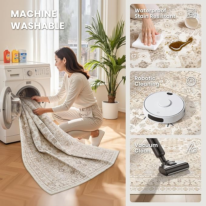 zesthome Washable Runner Rug 2.5x14 - Image 4