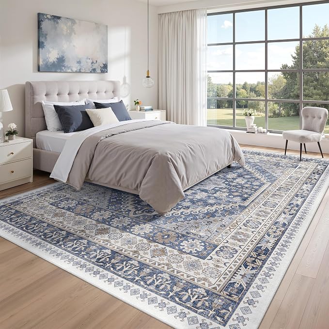 zesthome 9x12 Area Rugs, Stain Resistant Washable Rug, Ultra-Thin Rugs - Image 9