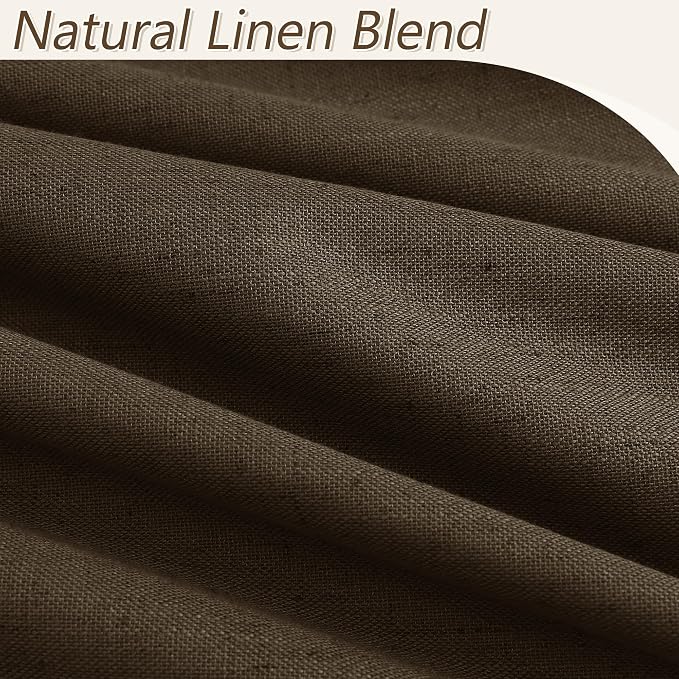 Guken 100% Blackout Curtains 108 Inch Length 2 Panels Set - Image 3