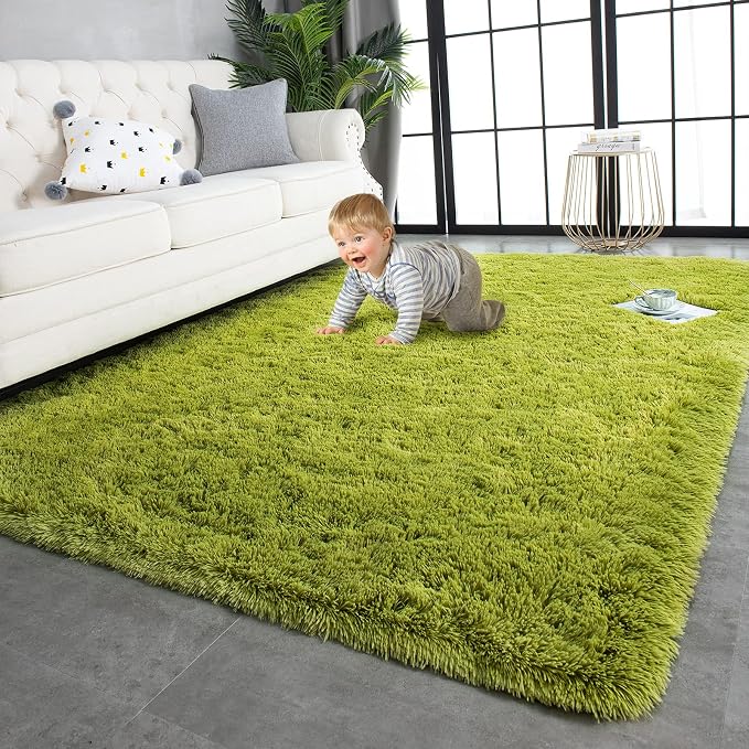 TWINNIS Super Soft Shaggy Rugs Fluffy Carpets 9x12 Feet, Indoor Modern Plush by TWINNIS