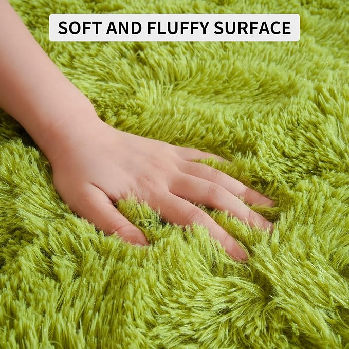 Tepook Fluffy Large Rugs for Living Room, Shag Area Rug 6x9 Soft Carpet for - Image 6