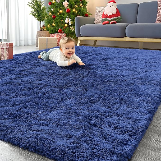 OLANLY 8x8 Machine Washable Large Area Rugs by OLANLY