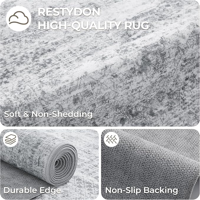 3x10 Runner Rug Non Slip Washable - Image 7