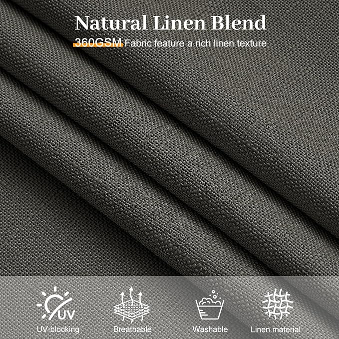 IVAPUPU Pinch Pleated Curtains 84 Inches Long - Image 5