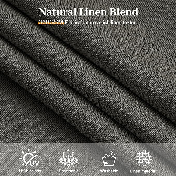 Pinch Pleated Curtains 90 Inch Length - Image 5