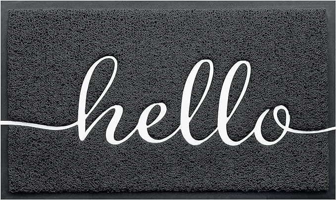 BeneathYourFeet Door Mat Welcome Mat Low Profile Front Doormat Indoor Outdoor by BeneathYourFeet