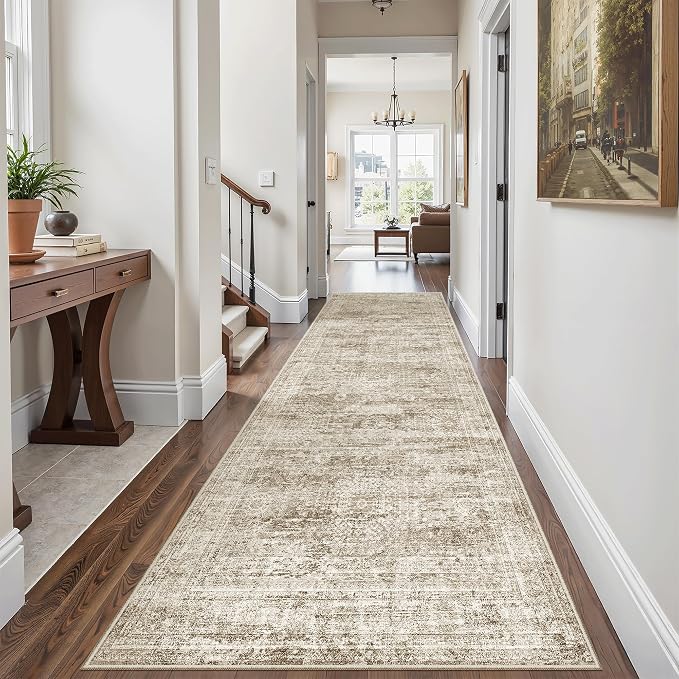Runner Rug 3x8 Washable Non-Slip Hallway Runner Rugs - Image 4