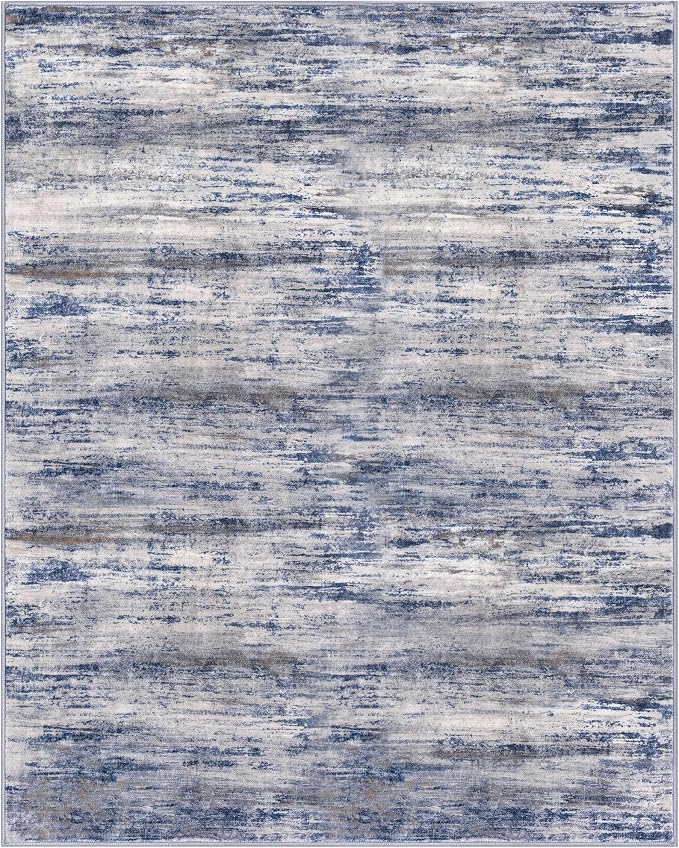 KOZYFLY Washable Area Rug 5x7 Modern Ombre Living Room Thin Area Rug Non-Slip - Image 8