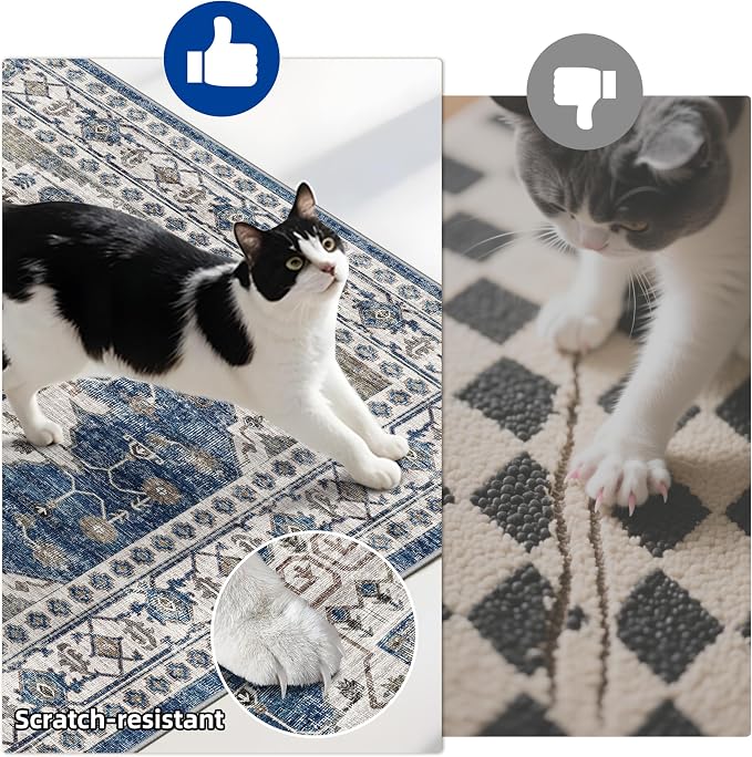 Washable 4-Piece Kitchen Floor Mats: Farmhouse Non-Slip Kitchen Sink Rug Easy - Image 8