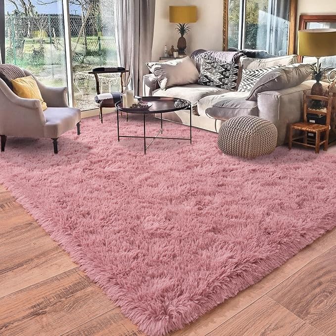Rugs for Living Room 9x12, Soft Shaggy Modern Shag Area Rug for Bedroom - Image 8