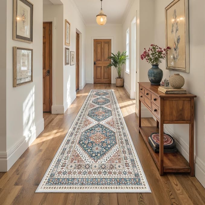 Runner Rug 2x10, Ultra-Thin Kitchen Rugs Non Slip Washable Rugs - Image 5
