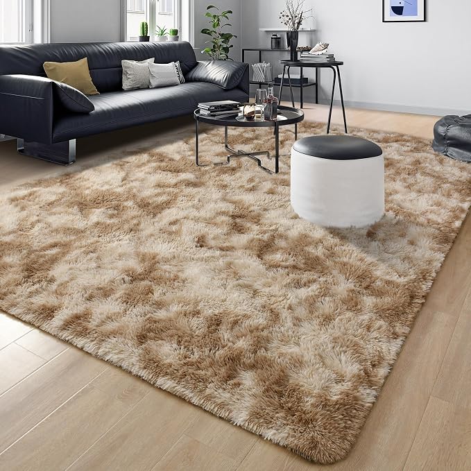 Tepook Soft Fluffy Rugs for Living Room, 5x8 Shaggy Area Rug for Bedroom - Image 8