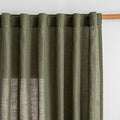 MYSKY HOME 95 Inch Semi Sheer Sliding Door Curtains Farmhouse Light Filtering by MYSKYHOME