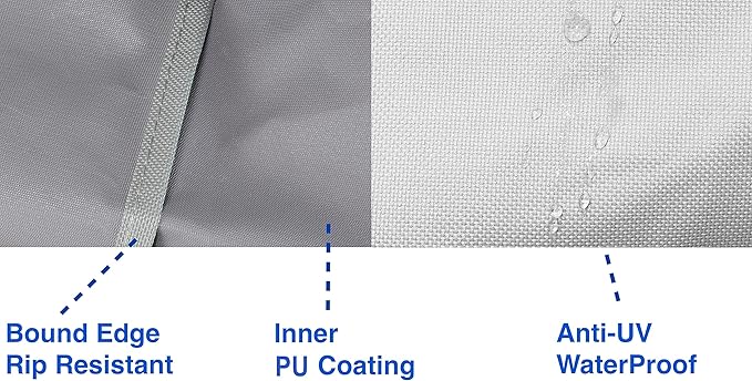 Simple Houseware Outdoor Patio Sectional Sofa Cover, Left-Facing