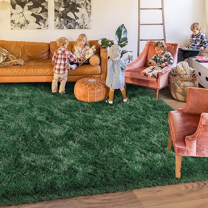Rugs for Living Room 8x10, Soft Shaggy Modern Shag Area Rug for Bedroom - Image 7