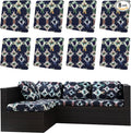 Outdoor Cushion Covers Set, Replacement by SUKAIKEQA
