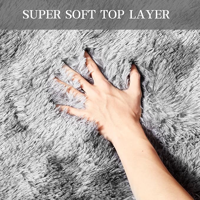 Large Shag Rugs 9X12, Plush Fuzzy Area Rugs - Image 6