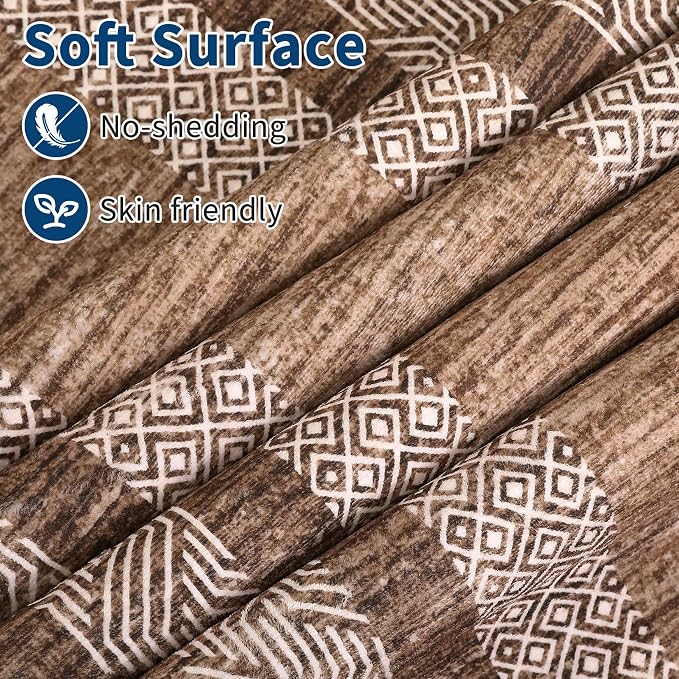 GarveeHome Small Bedroom Area Rug 3x5 Bordered Area Rug - Image 3