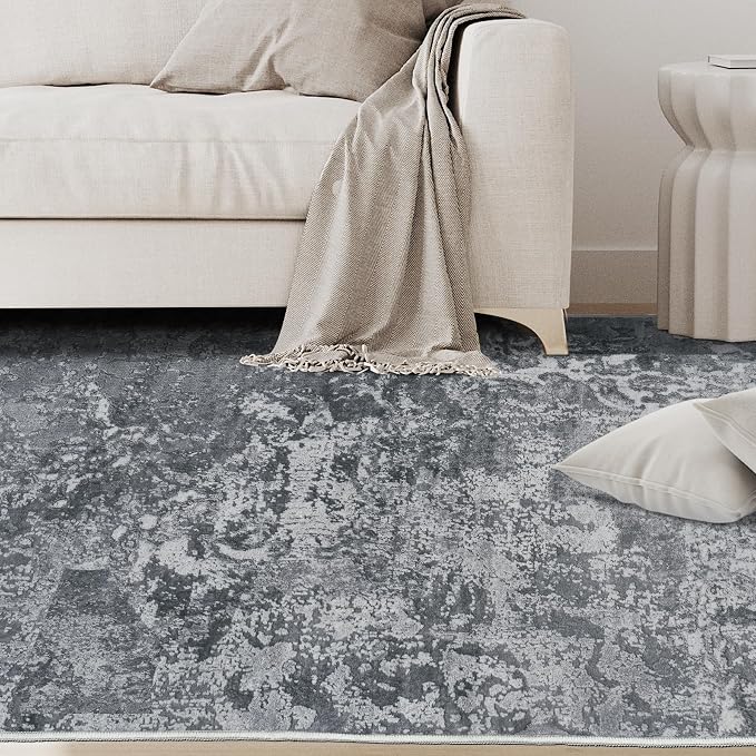 5x7 Area Rugs for Living Room Rug Washable: Abstract Rug for Dining Room - Image 9