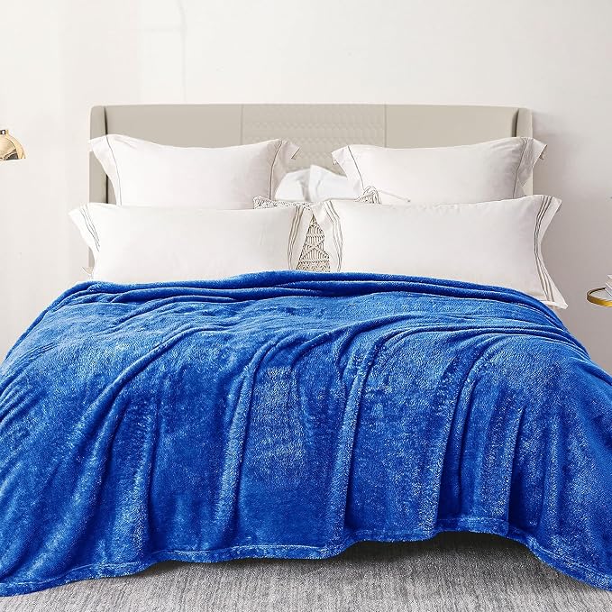Exclusivo Mezcla Plush Fuzzy Fleece Bed Blanket Queen Size, Super Soft by ExclusivoMezcla