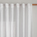 MYSKY HOME White Curtains for Beroom Liivng Room 84 Inch Length 2 Panels Set by MYSKYHOME