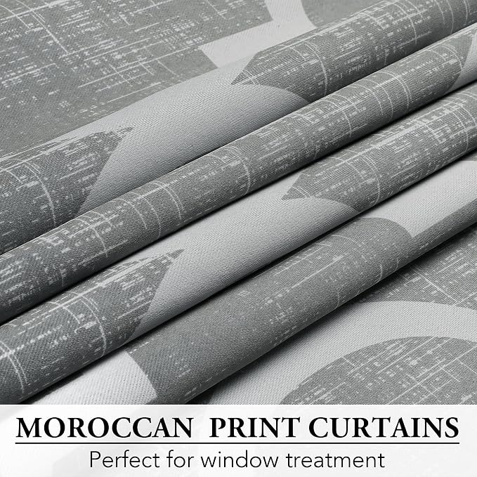 Beauoop 100% Blackout Curtains 63 Inches Long 2 Panels - Image 4