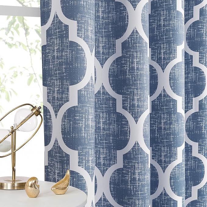 Beauoop 100% Blackout Curtains 54 Inches Long 2 Panels - Image 6