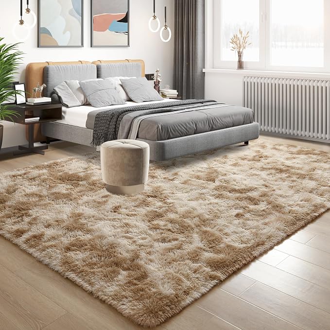 Tepook Soft Fluffy Rugs for Living Room, 5x8 Shaggy Area Rug for Bedroom - Image 2