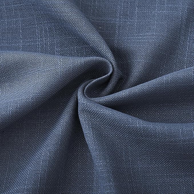 Navy Blue Curtains 72 inch Length - Image 7