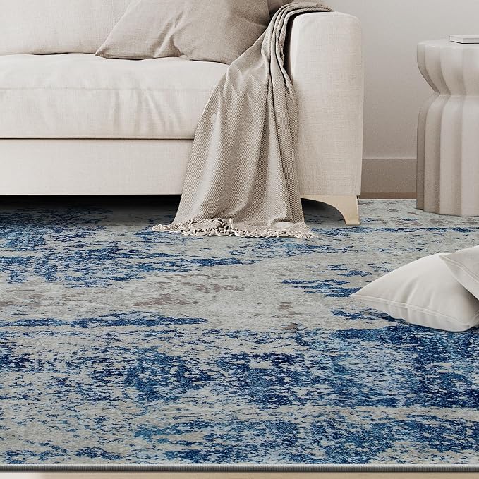 5x8 Area Rugs for Living Room Rug Washable: Abstract Rug for Dining Room - Image 9
