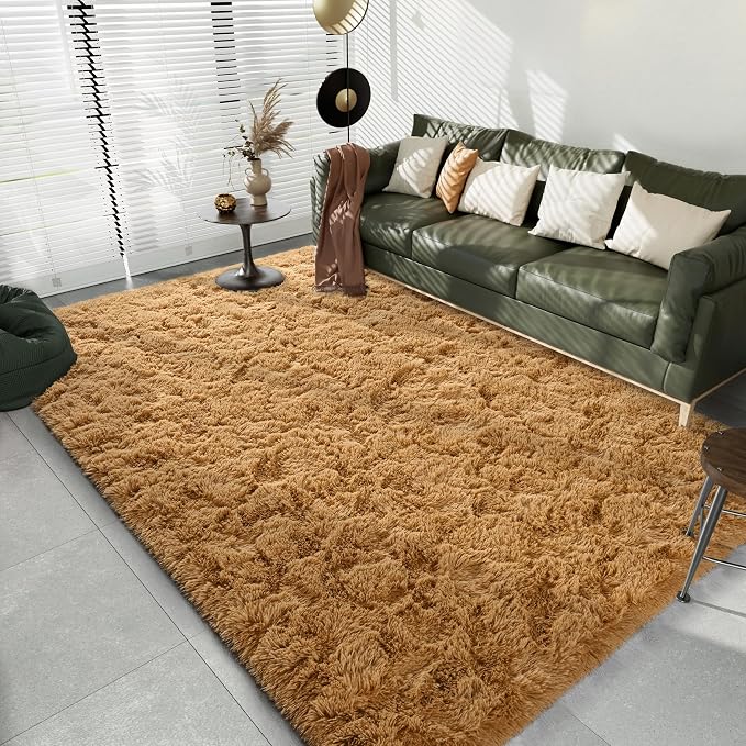 LOCHAS Ultra Soft Indoor Modern Area Rugs Fluffy Living Room Carpets - Image 2
