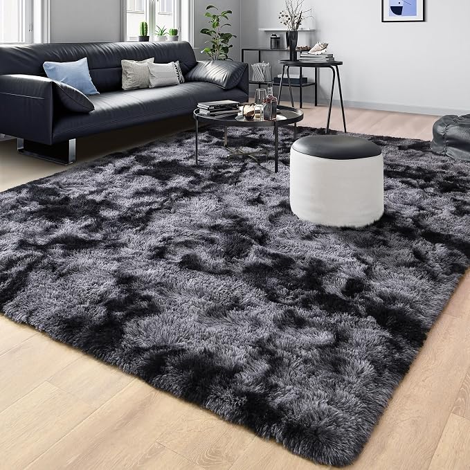 Tepook Soft Fluffy Rugs for Bedroom, 4x6 Area Rug for Living Room, Modern - Image 8