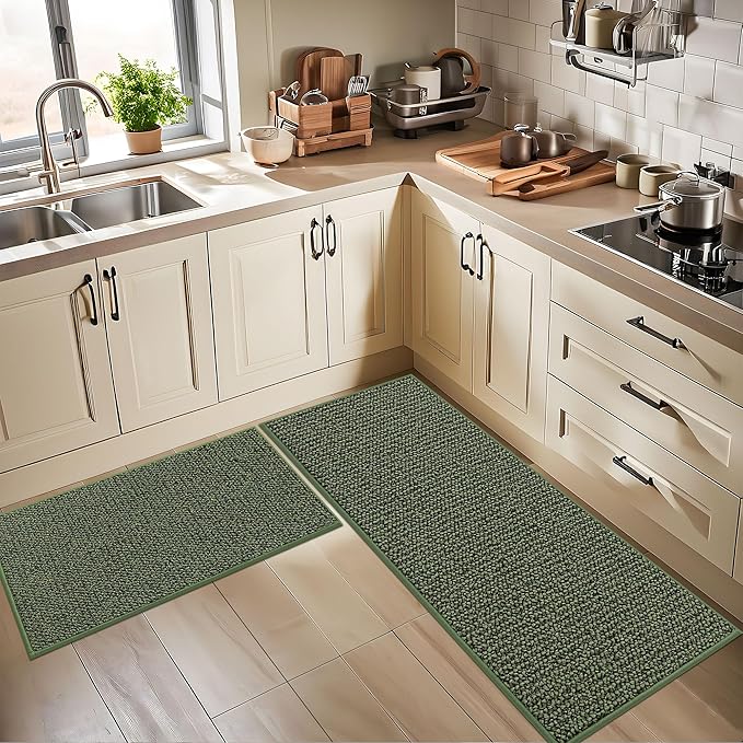 BEQHAUSE Kitchen Runner Rugs 24"x60", Non-Slip Kitchen Mats - Image 8
