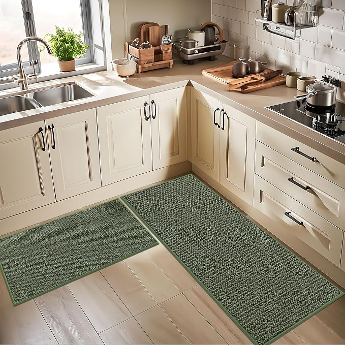 BEQHAUSE Kitchen Runner Rugs 20"x48", Non-Slip Kitchen Mats - Image 8