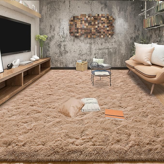 Tepook Area Rugs 9x12 for Living Room, Super Soft Fluffy Rugs for Bedroom by Tepook