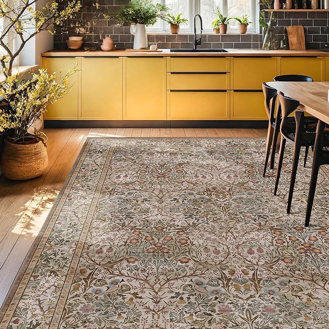 Washable 8x12 Large Living Room Area Rug - Image 6