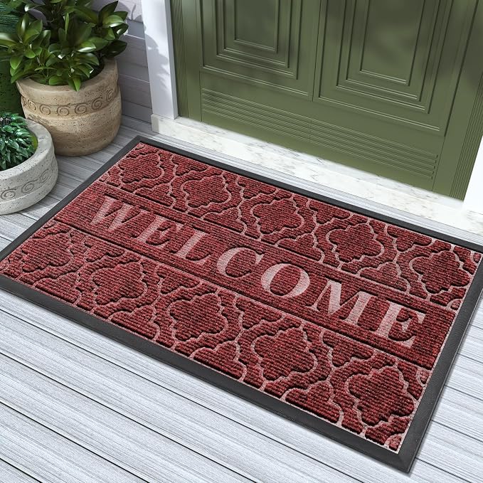 Yimobra Christmas Door Mat Outdoor Indoor 29.5x17, All-Weather Waterproof Front - Image 6