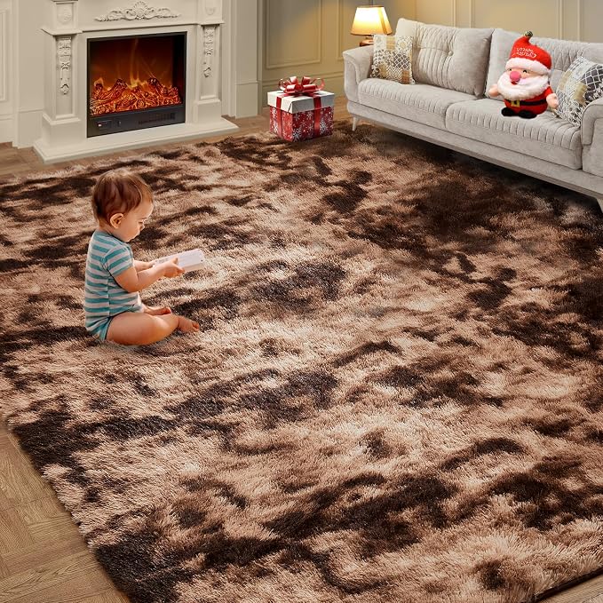 6x9 Area Rugs for Living Room, Ultra Soft Shaggy Rugs Carpets, Anti-Skid Soft by KNZE