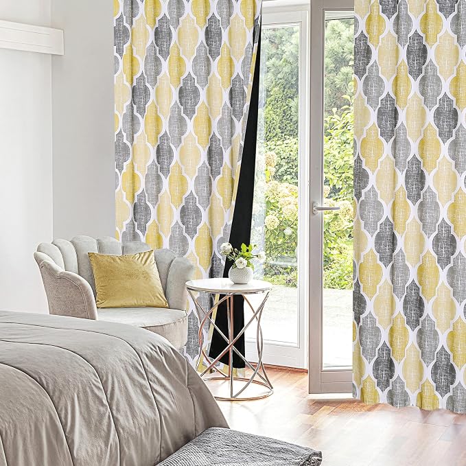 Beauoop 100% Blackout Curtains 63 Inches Long 2 Panels - Image 7