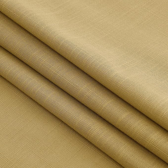 Nanspring Gold Linen Curtains 72 Inch Length - Image 7