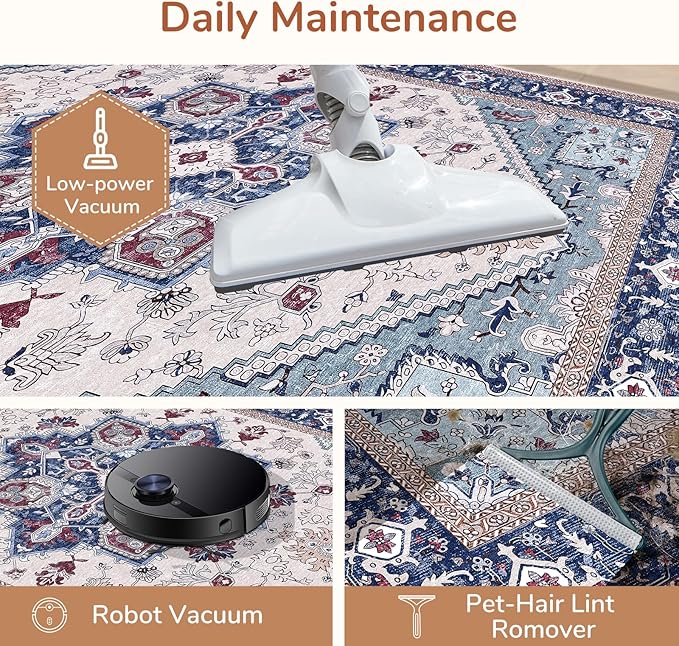 OPPODREAM Soft Entryway Rug 2x10, 2x10 Rug Runner, Washable Hallways Carpet 2 x - Image 5